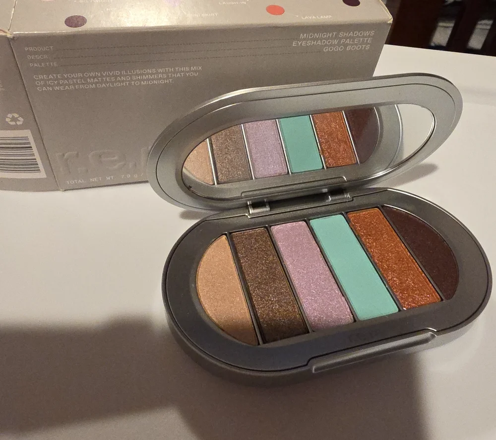 R.E.M. Beauty Eyeshadow Palette NIB Midnight Shadows